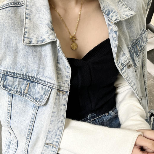 清仓 |THE SOWING 牛仔马甲单件.潮快闪 商品图0