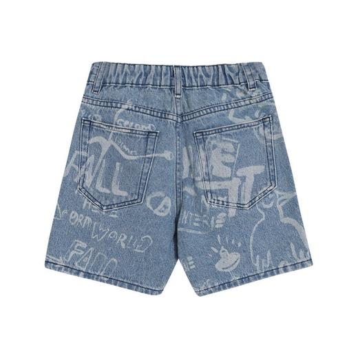 江南布衣 22年夏装新款 牛仔短裤  1M2EA2400 商品图1