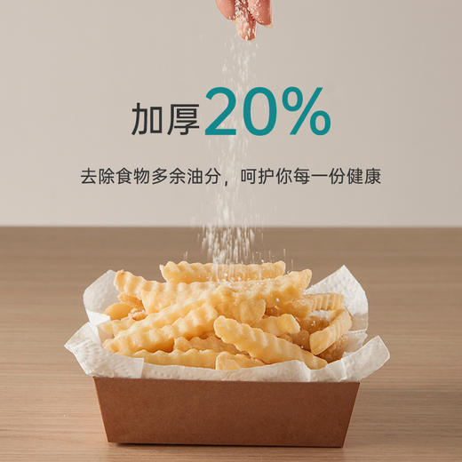 超值试用品萱 厨房用纸 吸油吸水大张加厚70抽3包 厨房专用纸懒人抹布 商品图2