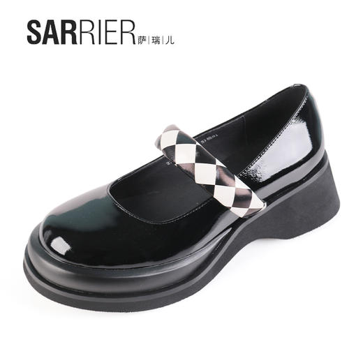 萨瑞儿新品剖光面切尔西船鞋	211604 商品图0