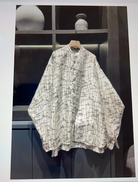 Army/22ss07/花纹沙质长袖衬衫