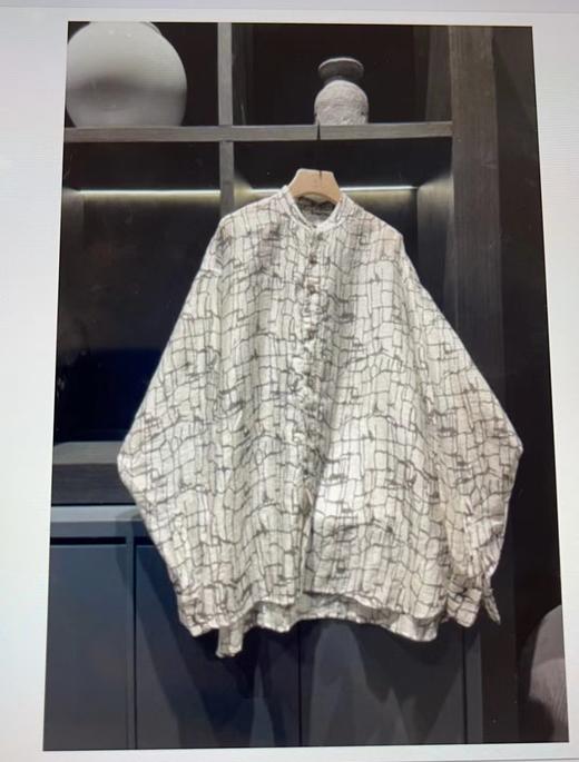 Army/22ss07/花纹沙质长袖衬衫 商品图0