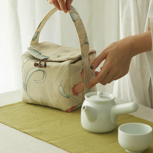 春色系列旅行茶具收纳包户外茶具收纳 商品图0