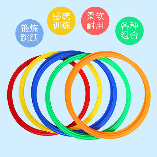 狭路相逢趣味拓展团建游戏儿童跳房子跳圈圈感统训练器材户外玩具 商品图1