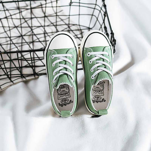 【时尚潮流色彩鲜艳】海绵宝宝春季儿童板鞋 商品图4