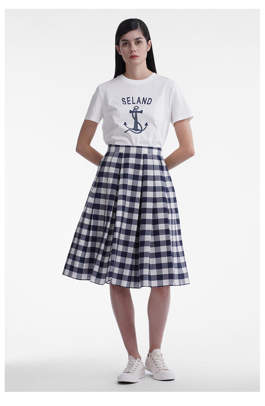 三石一澜女装棉T恤SG21301062 商品图1