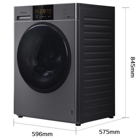 松下10公斤 洗烘一体 双极除螨 低温 烘干羽绒服 衣干即停 松下泡沫 净技术XQG100-EG106 商品图3