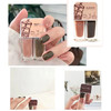 【任选两组，自动变价39.9】NUSVAN奶茶系列双色指甲油（芒果抹茶/脏脏蜜桃/蓝莓星冰乐/椰汁西米露/海藻之蓝/红豆拿铁/金沙红榴） 商品缩略图6