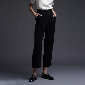 三石一澜女装2022年夏季素色长裤SG22102081