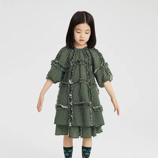 江南布衣 22年春装新款   中袖连衣裙  1M1G41550 商品图3