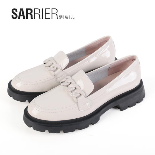 萨瑞儿2022新品厚底乐福鞋 268013 商品图3