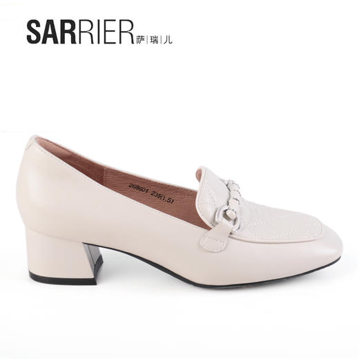 萨瑞儿新款扁头压线乐福鞋 268601 商品图9