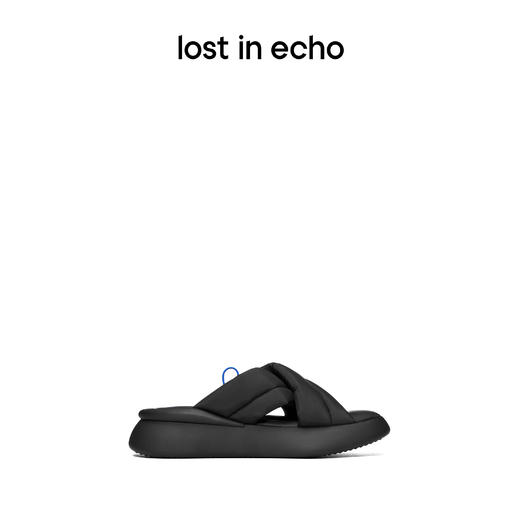 lost in echo 原创设计师品牌 交叉带厚底拖鞋户外沙发拖 商品图1