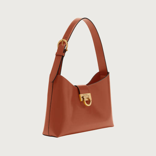 FERRAGAMO 菲拉格慕 TRIFOLIO女士单肩包 棕色 21 0926 745036 商品图1