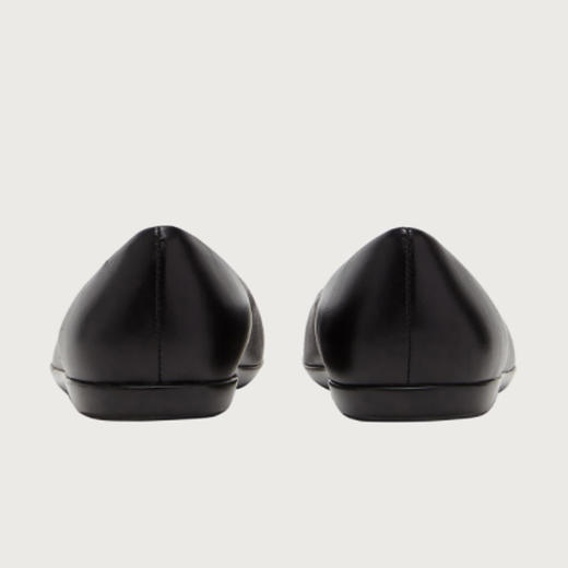 FERRAGAMO 菲拉格慕 GANCINI芭蕾舞平底鞋 女士皮鞋 黑色 742565 商品图2