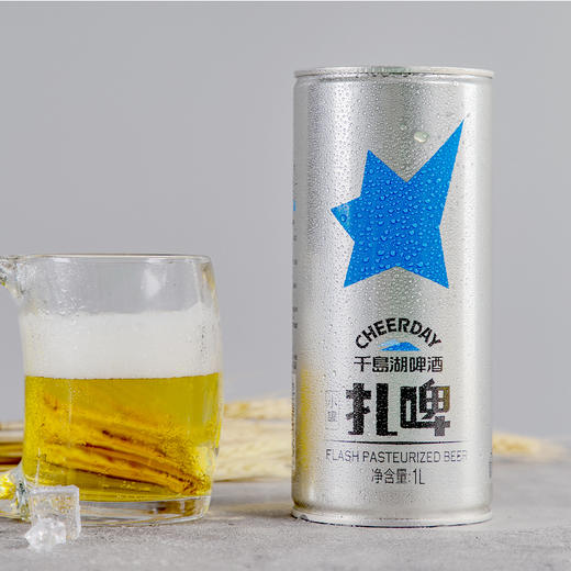 9°P千岛湖啤酒小罐扎啤1L 商品图0