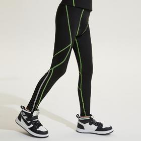 断码儿童紧身裤男童运动篮球打底跑步压缩训练裤速干排汗弹力健身长裤