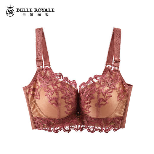 【秒杀品不退不换】皇家丽美小胸显大厚杯记忆钛圈收副乳调整型文胸WJ1832-3 商品图1