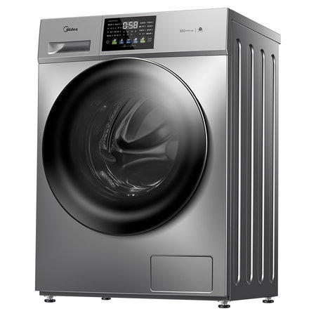 美的（Midea）MG100-1233WDY 10公斤 滚筒洗衣机   巴赫银 商品图3