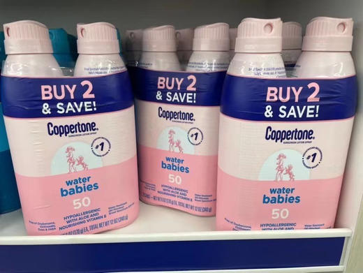 请买正品！新装☀️Coppertone水宝宝SPF50防晒喷雾 2瓶 特价¥260直邮到手！给您一个整个夏天的保护🌂 商品图2