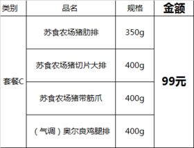 苏食团购套餐C【021】