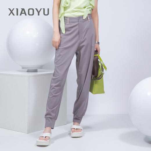 松紧腰薄针织运动裤222KZ029 商品图0