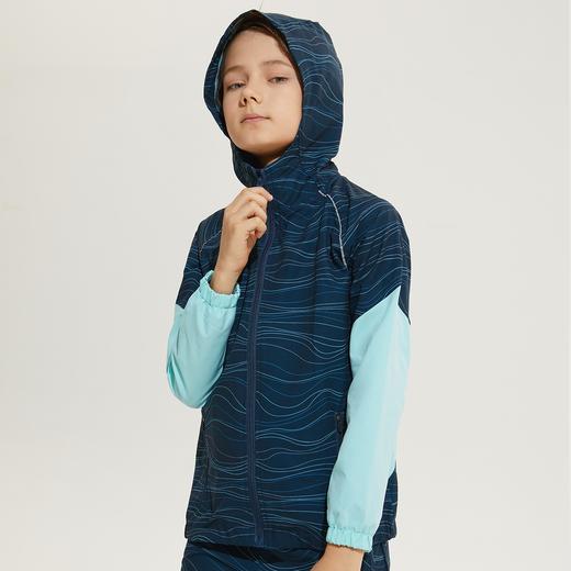 儿童春秋防风连帽外套新款春秋季男女儿童长袖运动上衣健身服 商品图2