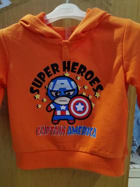 小以纯男童休闲连帽卫衣05062003