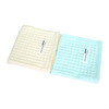 柔棉日记全棉华夫格布标方巾(浅绿/浅黄)RR020# 商品缩略图0