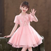 女童洋气连衣裙新款蓬蓬纱裙短袖礼服裙 DY6920 商品缩略图0
