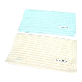 柔棉日记全棉华夫格布标面巾