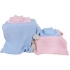柔棉日记全棉泡泡纱素色方巾(浅蓝/浅粉)RR010# 商品缩略图0