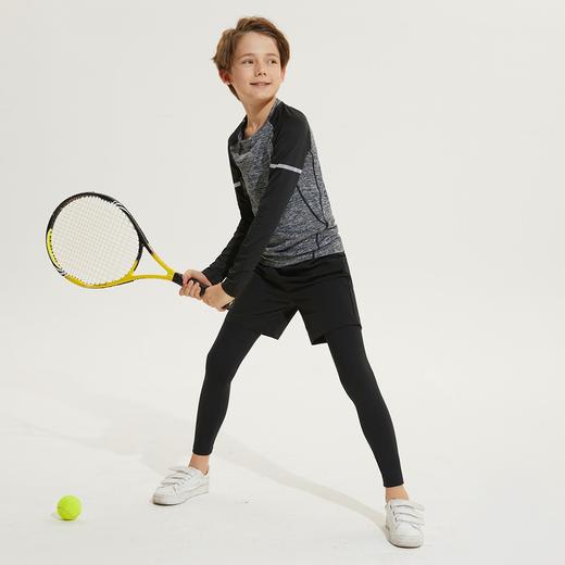 儿童紧身衣训练服速干衣男跑步打底裤春秋季篮球足球运动健身衣 商品图4