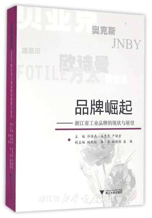 品牌崛起--浙江省工业品牌的现状与展望/许伟杰/王思齐/严晓青/浙江大学出版社 商品图0