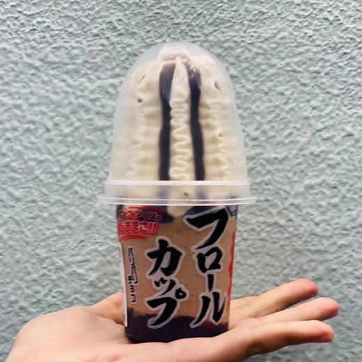 林一二制果条纹杯装冰淇淋 商品图0