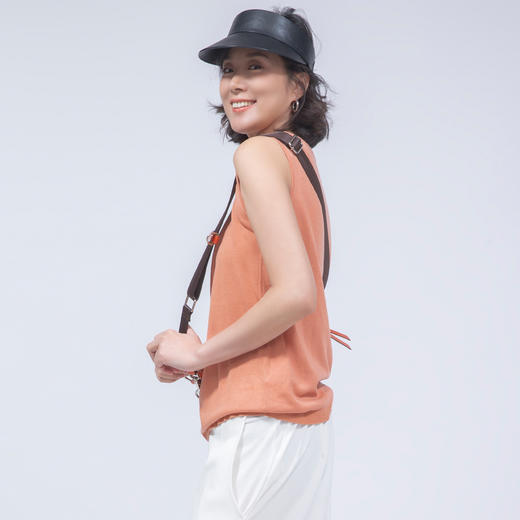 小愚原创天丝亚麻毛织T恤222MZ006 商品图2