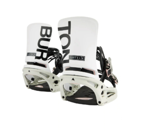 2122 BURTON MENS CARTEL X EST WHITE/GRAY/LOGO M