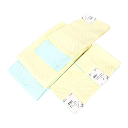 柔棉日记全棉蜂巢纹纱布面巾 商品图0