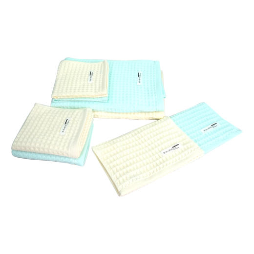 柔棉日记全棉华夫格布标长浴巾 商品图0