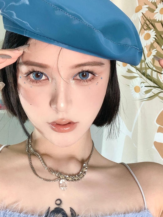 【年抛】仲夏夜umido | 大直径14.5，着色13.7 | 【同品牌多副更划算,选款色板在详情页，整个品牌都是大直径款】，蓝色美瞳 商品图1