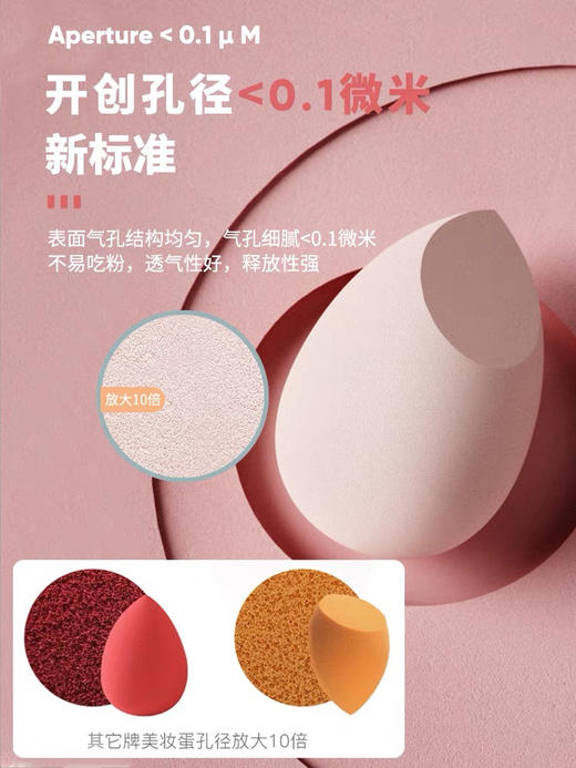 美妆蛋不吃粉超软细腻 架子粉扑斜切软彩妆海绵rt化妆蛋 商品图5