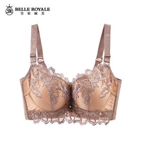 【秒杀品不退不换】皇家丽美小胸显大厚杯记忆钛圈收副乳调整型文胸WJ1832-3