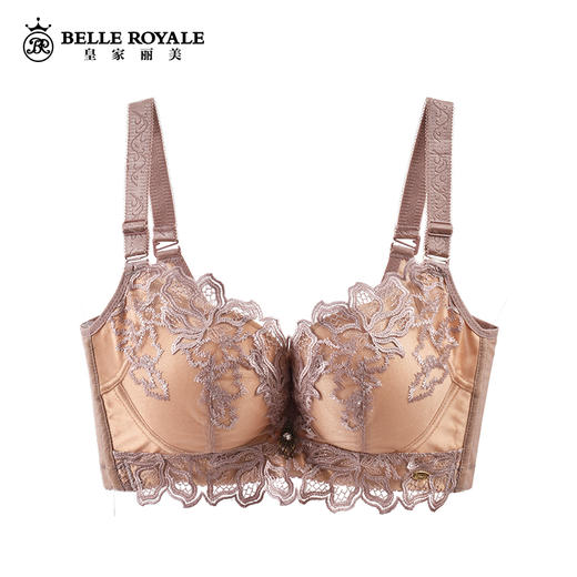 【秒杀品不退不换】皇家丽美小胸显大厚杯记忆钛圈收副乳调整型文胸WJ1832-3 商品图0