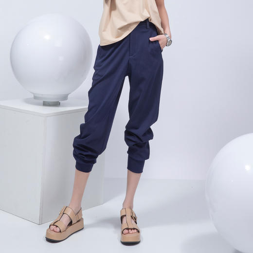 松紧腰薄针织运动裤222KZ029 商品图1