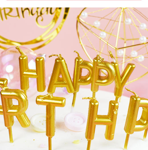 英文字母蜡烛 商品图2