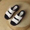 OLD  B83-7 aa时尚松糕平底一字凉拖魔术贴 商品缩略图2
