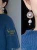 SpoiledBrat Jewelry 戏剧系列 蓝色斜纹欧珀 多层水滴型耳环 商品缩略图3