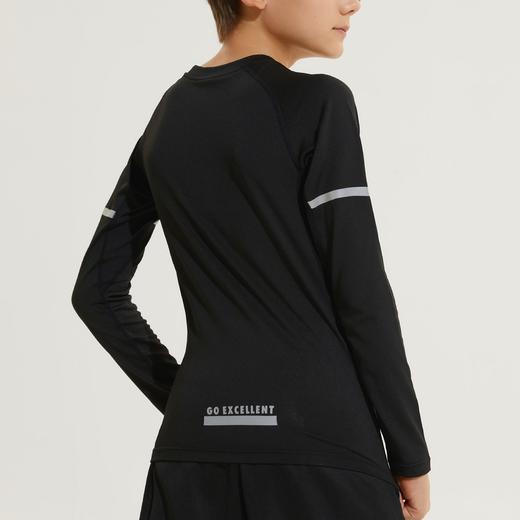 儿童紧身衣男薄绒长袖健身服弹力运动跑步紧身衣 商品图3