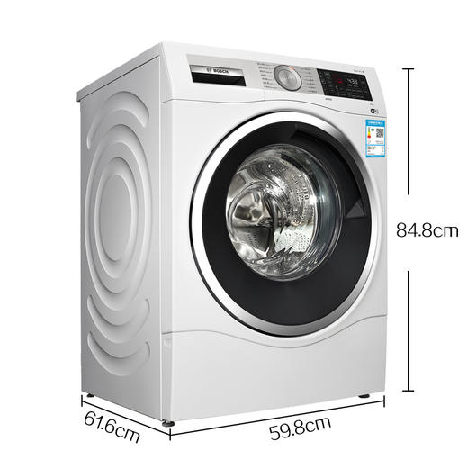 博世(BOSCH) 10公斤 变频 婴幼洗 智能家居互联 全自动滚筒洗衣机(白色)XQG100-WAU28560HW 商品图4