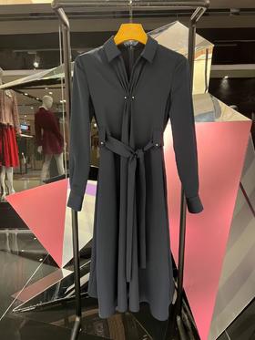 高级质感双褶连衣裙